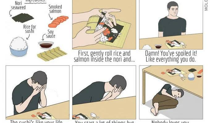 How to avoid sushi rice sticking to your hands when making sushi