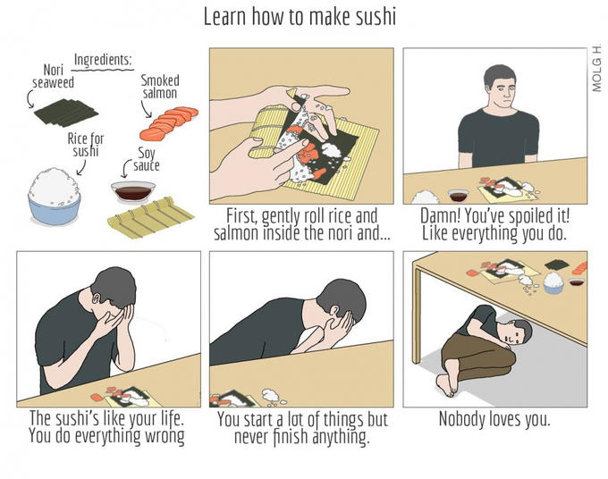 How to avoid sushi rice sticking to your hands when making sushi